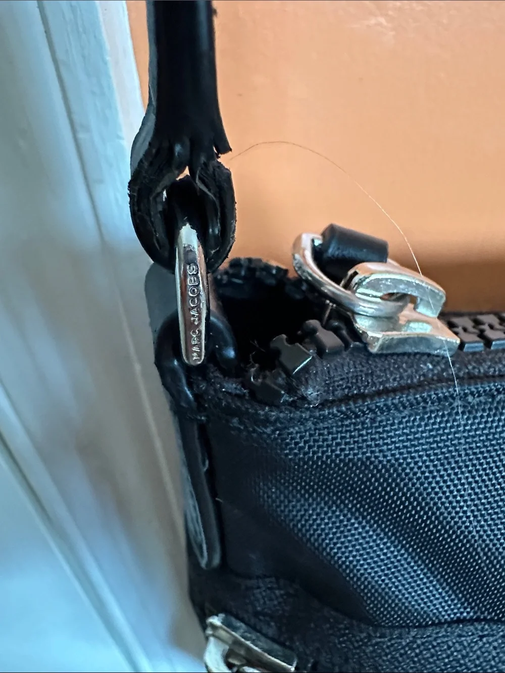 Marc Jacobs Black Nylon Crossbody Messenger Bag
